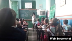 Escuela primaria en Cuba. (Foto: Escambray)